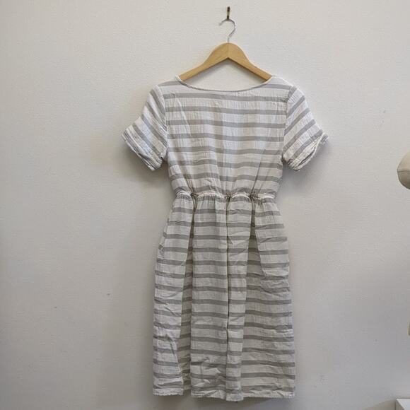 Mikarose striped mini dress with pockets size Small - Picture 6 of 6